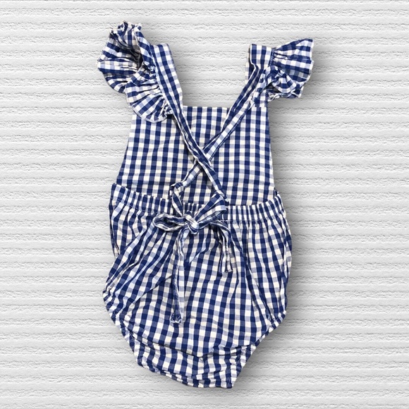 Isla Grace | Gingham | Bubble Romper - Picture 2 of 5